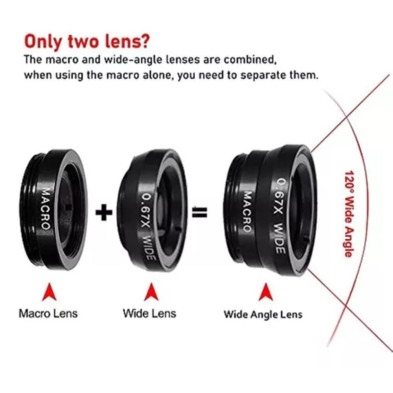 3IN1 FISHEYE LENS