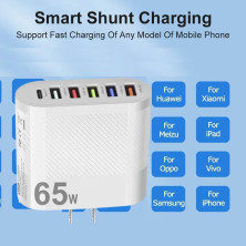 5 USB 65W CHARGING