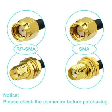 SMA MALE TO SMA FEMALE 90