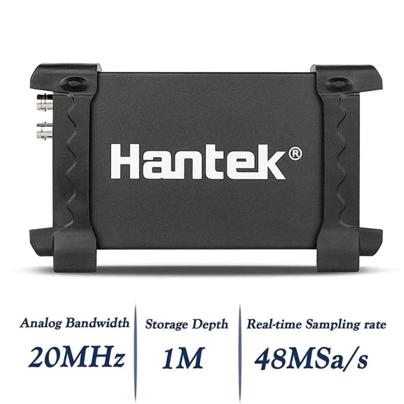 OSCILOSCOPIO PARA PC HANTEK HT6022BE 20MHZ PORTATIL DIGITAL