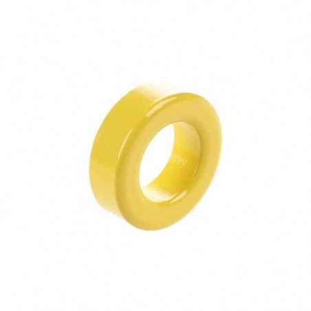 NÚCLEO TOROIDAL AMARILLO 3.6CM 100KHZ PARA INVERSOR SENO