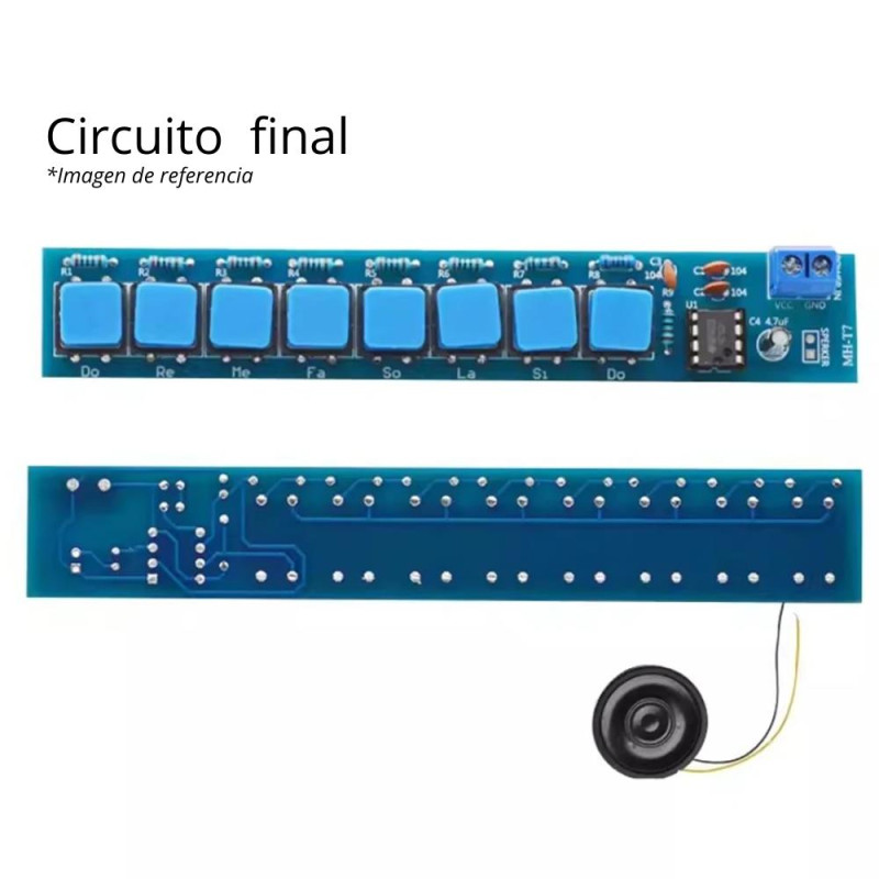 NE555 Kit Componenti Fai Da Te Modulo Organo Elettronico Pianoforte - Foto 4