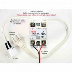 RELE, RELAY O RELEVO SSR-40DA DE ESTADO SOLIDO DE 40A