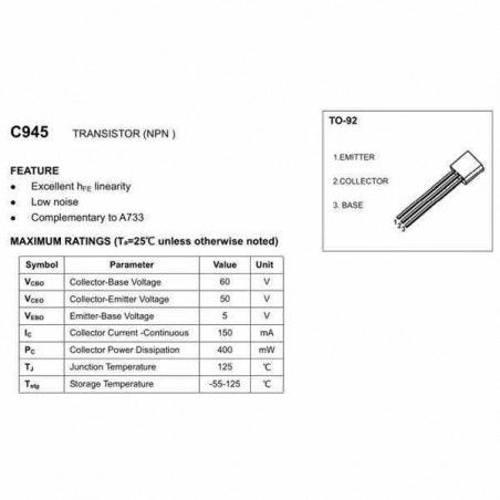 C945 TRANSISTOR NPN