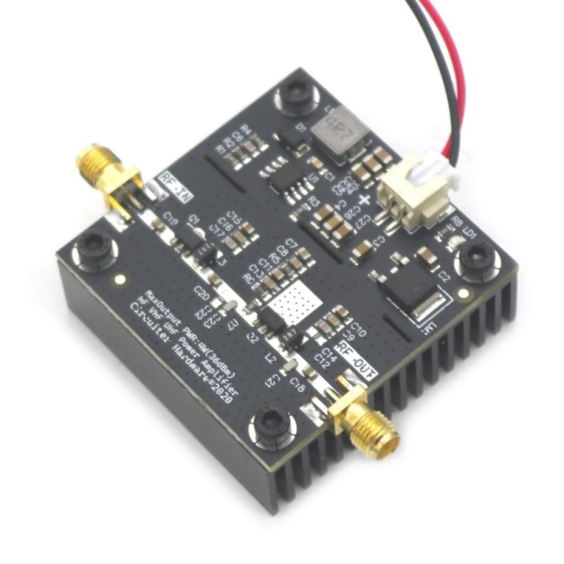 Amplificateur RF 3W Large Bande 2MHz-700MHz - Pour émetteurs FM, Radio, Projets Sans Fil