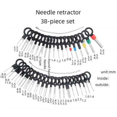 38PCS TERMINAL REMOVAL KIT