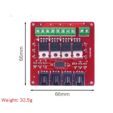 MOSFET IRF540 4CH