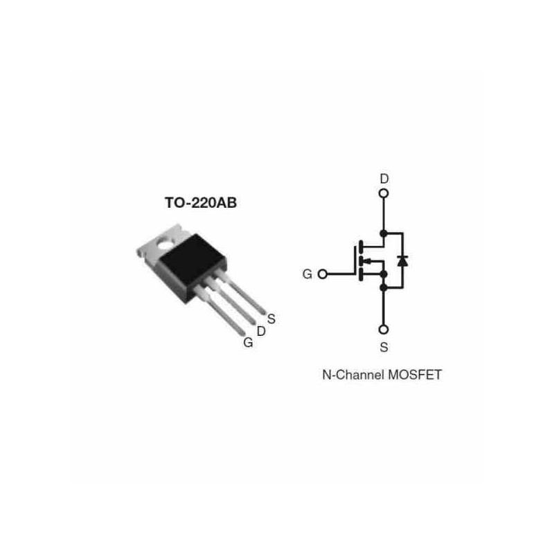 Irf640 Transistor Mosfet Canal N 200v 18a Irf640n 