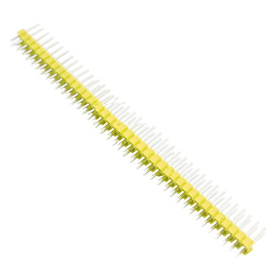 PIN HEADER 2X40P 2.54MM YELLOW