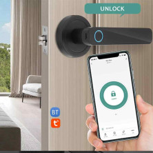 FINGERPRINT DOOR LOCK  M5 BLACK