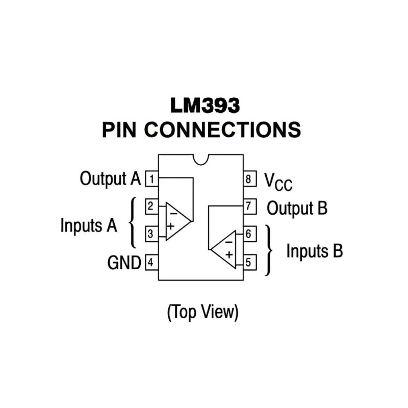 LM393 COMPARADOR DE VOLTAJE DUAL