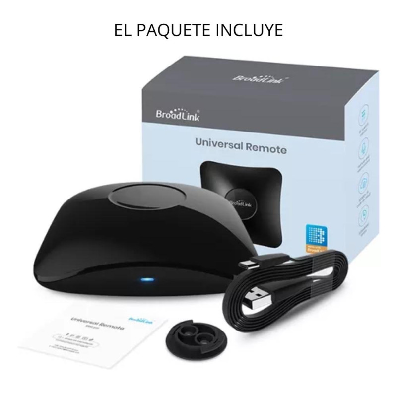 BROADLINK RM4 PRO CONTROL REMOTO UNIVERSAL WIFI IR RF Y VOZ