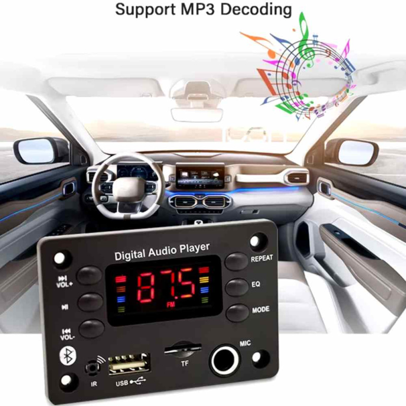 Módulo de audio Bluetooth 3,3 v 4,8 v, módulo téreo Bluetooth 5.0bt
