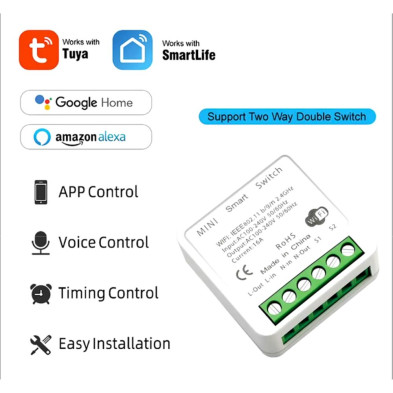 MINI SMART SWITCH TUYA 20A 