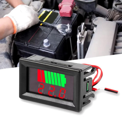 12V BATTERY LEVEL INDICATOR