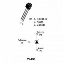 TL431 DIODO ZENER AJUSTABLE DE PRECISION