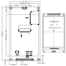  ILI9488 I8080 4,0/3,95 320X480 SPI