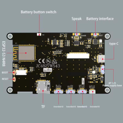 ESP32-S3 WIFI 4.3 IPS 