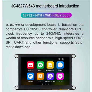 ESP32-S3 WIFI 4.3 IPS 