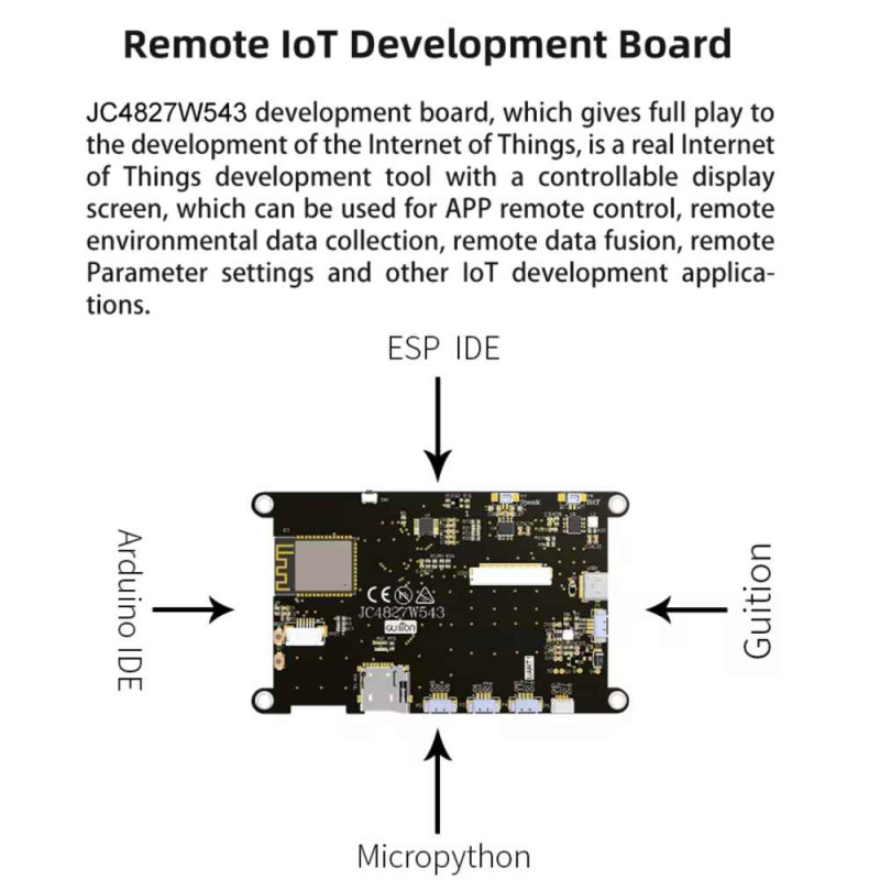 Display Touchscreen ESP32 2.8 Pollici - Modulo LCD Con Capacitivo, 240x320, Per Arduino - Foto 6