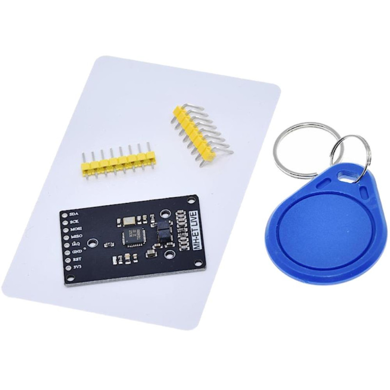 MODULO KIT RFID RC522 MINI + LECTOR LLAVERO TAG 6CM 13.56MHZ