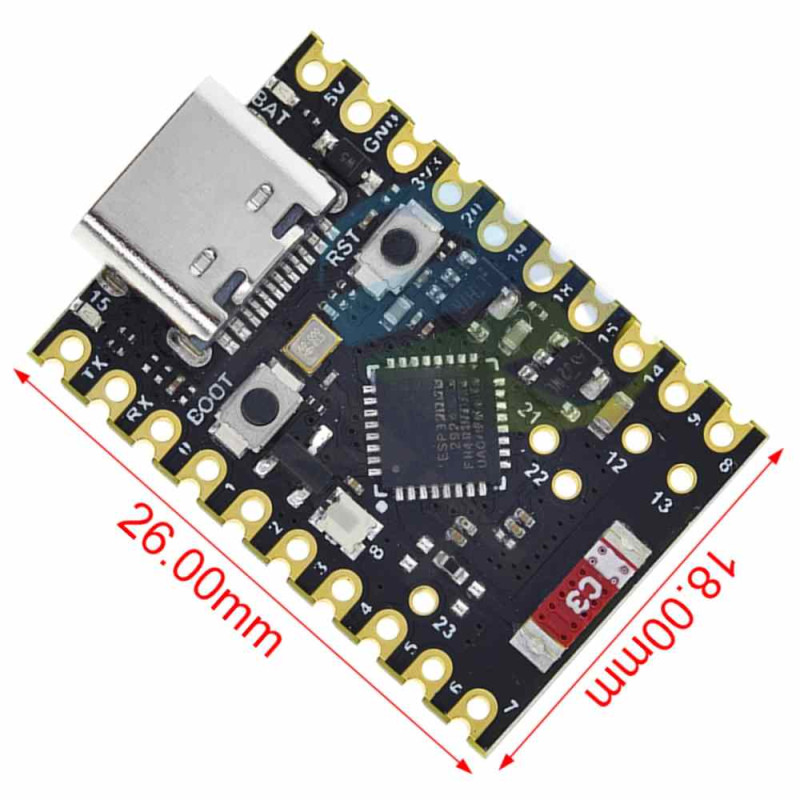 MODULO ESP32-C6 SUPER MINI WIFI 6 BLUETOOTH PLACA DESARROLLO