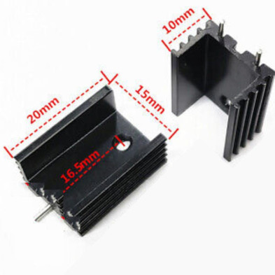 HEATSINK 20*15*10MM NEGRO