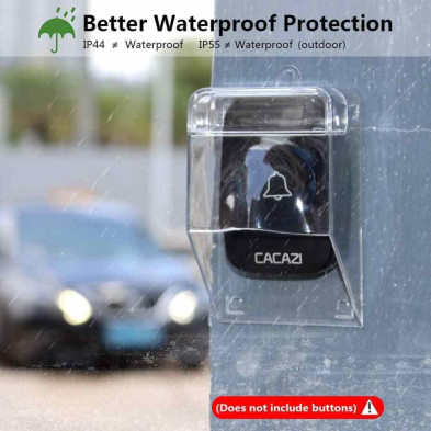 WATERPROOF COVER WIRELEES DOORBELL