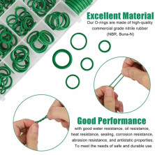 RUBBER ORING 530PCS GREEN