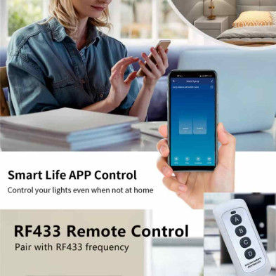 SMART SWITCH 1GANG WIFI RF