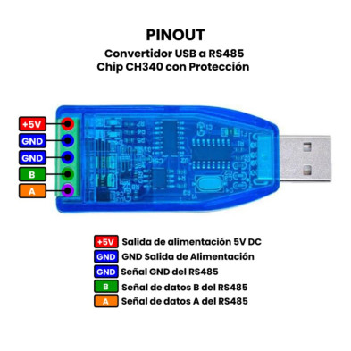 CONVERTIDOR USB RS485