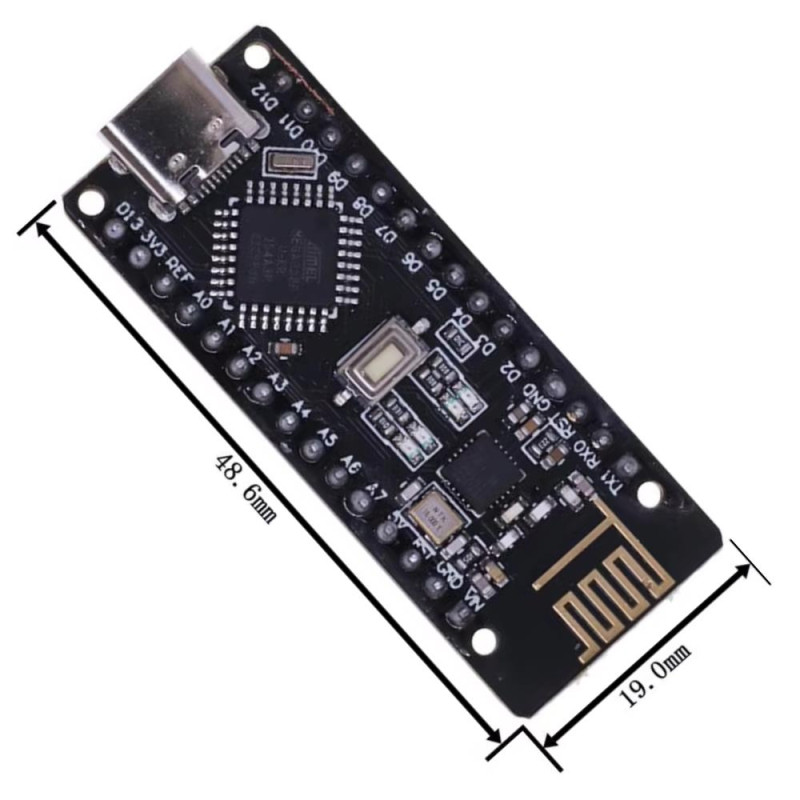 MODULO RF NRF24L01 COMPATIBLE CON ARDUINO NANO ATMEGA328P