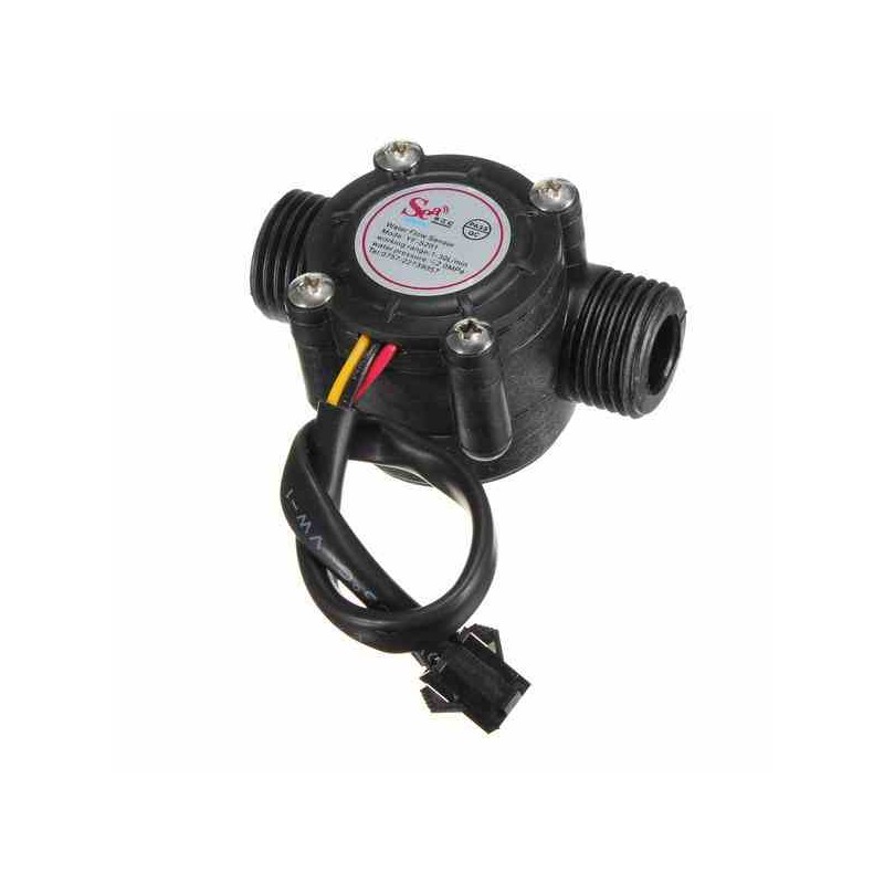 SENSOR DE FLUJO DE AGUA G1/2 1 A 30L/MIN