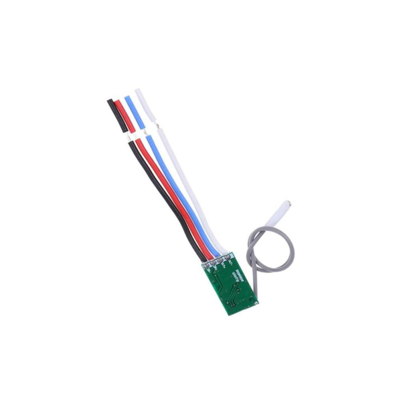 RECEPTOR RF MINI 433MHZ 3.6-24VDC CON SALIDA A RELÉ 1527