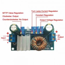 CONVERSOR REDUCTOR 5A BUCK MPPT DC-DC