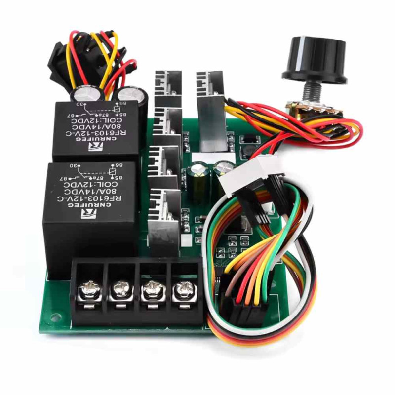 Regolatore Di Velocit&agrave; PWM Per Motori DC A Spazzole &ndash; 10-55V 60A Con Telecomando E Display LCD