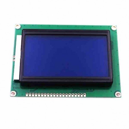PANTALLA LCD GRÁFICA AZUL 128X64 CON LUZ DE FONDO ST7920