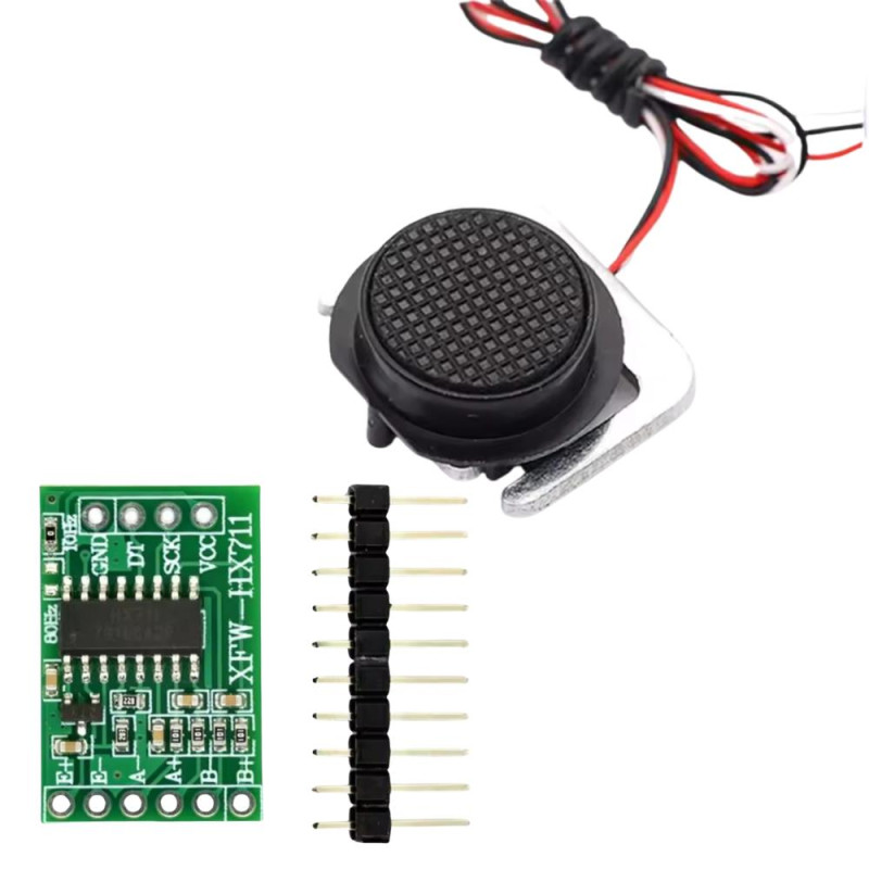 KIT CELDA CARGA 50KG SENSOR PESO + MÓDULO HX711 PARA ARDUINO