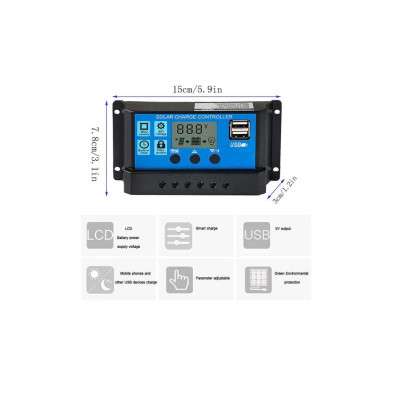 RBL-30A 30A 12V 24V BUILD-IN OFF GRID