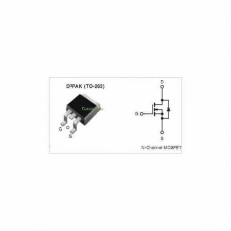 IRF740S TRANSISTOR MOSFET SMD CANAL N 400V/10A