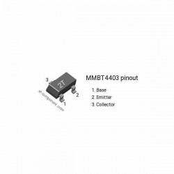 MMBT4403 TRANSISTOR PNP 40V 600MA 300HFE