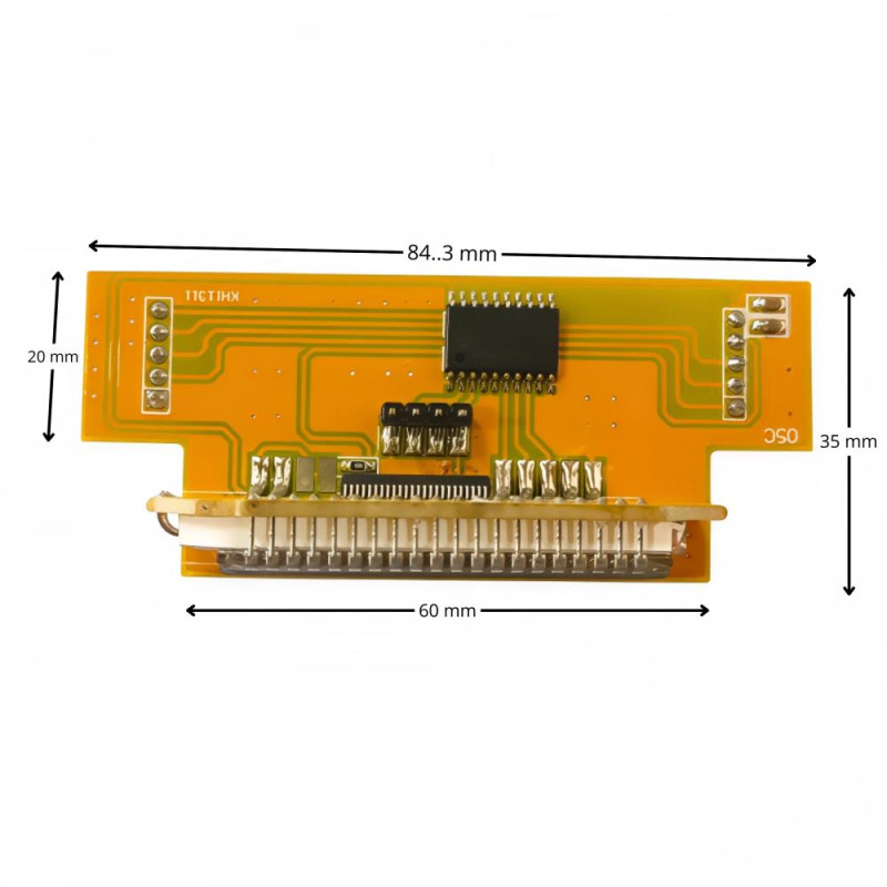 PANTALLA LCD REPUESTO TRANSMISOR FM 7W PLL CZE-7C ST-7C