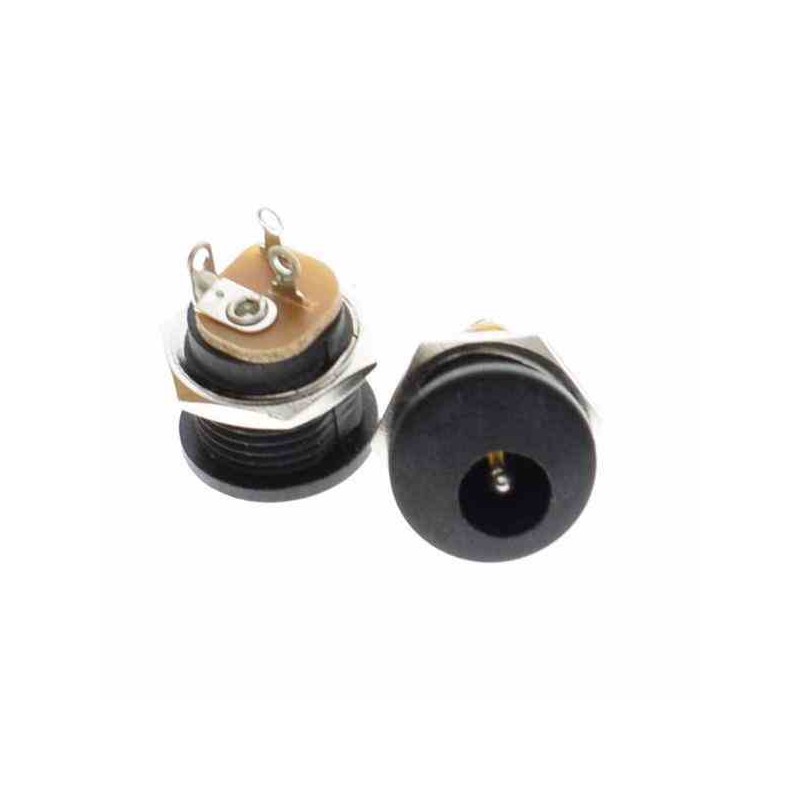 JACK DC HEMBRA AÉREO 2.1MM X 5.5MM CONECTOR PLUG