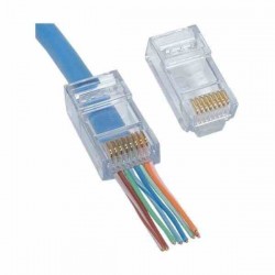 CONECTOR RJ45 8-PIN PARA CABLE UTP CAT5