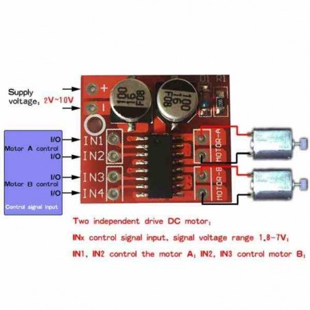 MX1508 MÓDULO PUENTE H MINI