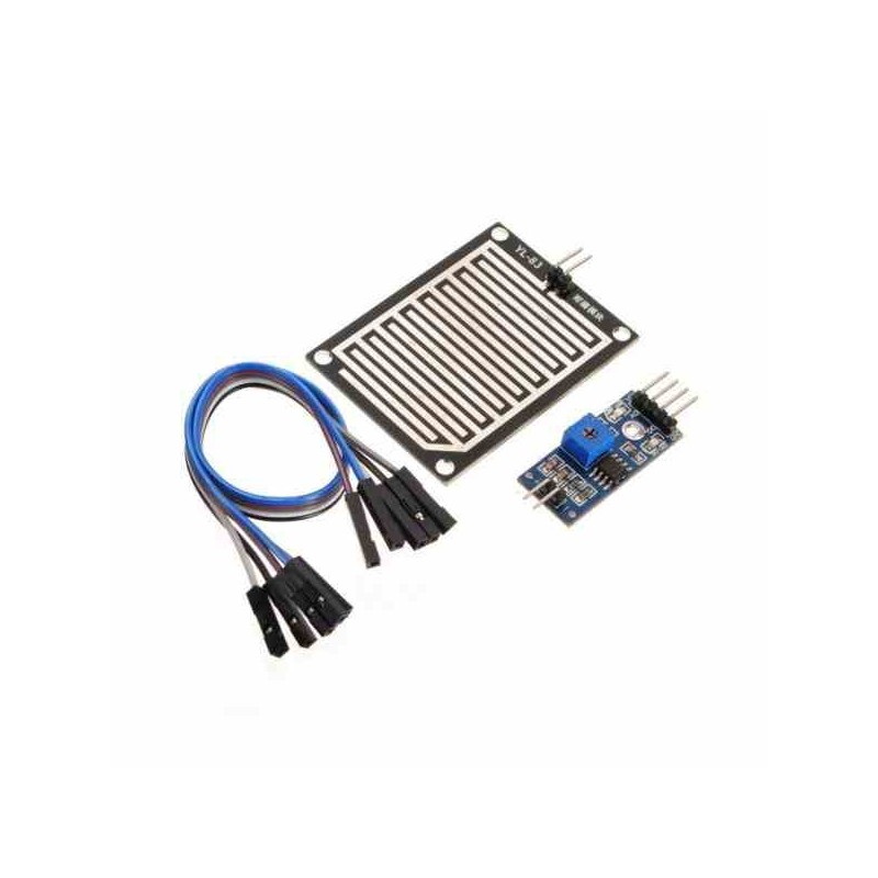 MODULO SENSOR DETECTOR DE LLUVIA AGUA HUMEDAD PARA ARDUINO