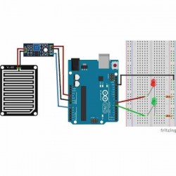 MODULO SENSOR DETECTOR DE LLUVIA AGUA HUMEDAD PARA ARDUINO