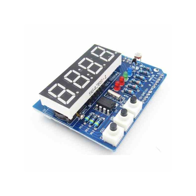 MÓDULO SHIELD RTC DS1307 EXPANSIÓN MULTIFUNCIÓN LUZ Y SENSOR