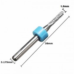 FRESAS PARA CNC 1.9MM CORTE DE PCB, PLASTICO, MADERA