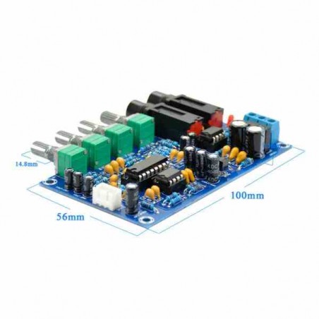 MODULO AMPLIFICADOR DE MICROFONO CON REVERB XH-M173 PT2399